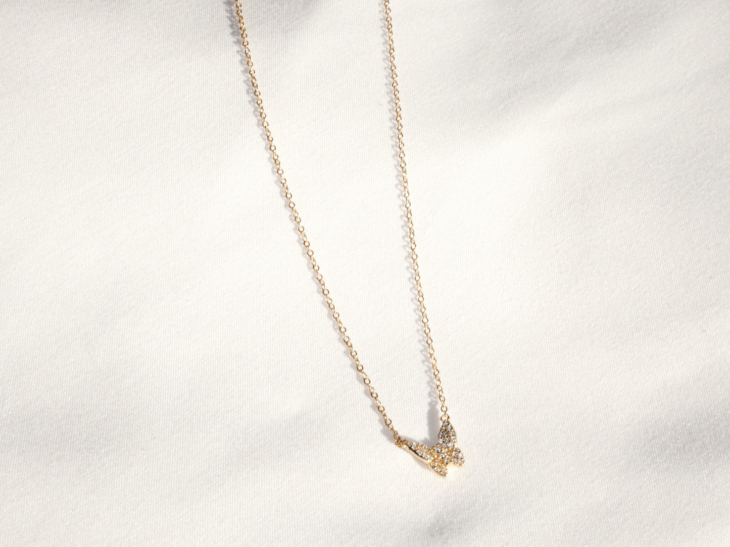 Gold Butterfly Necklace