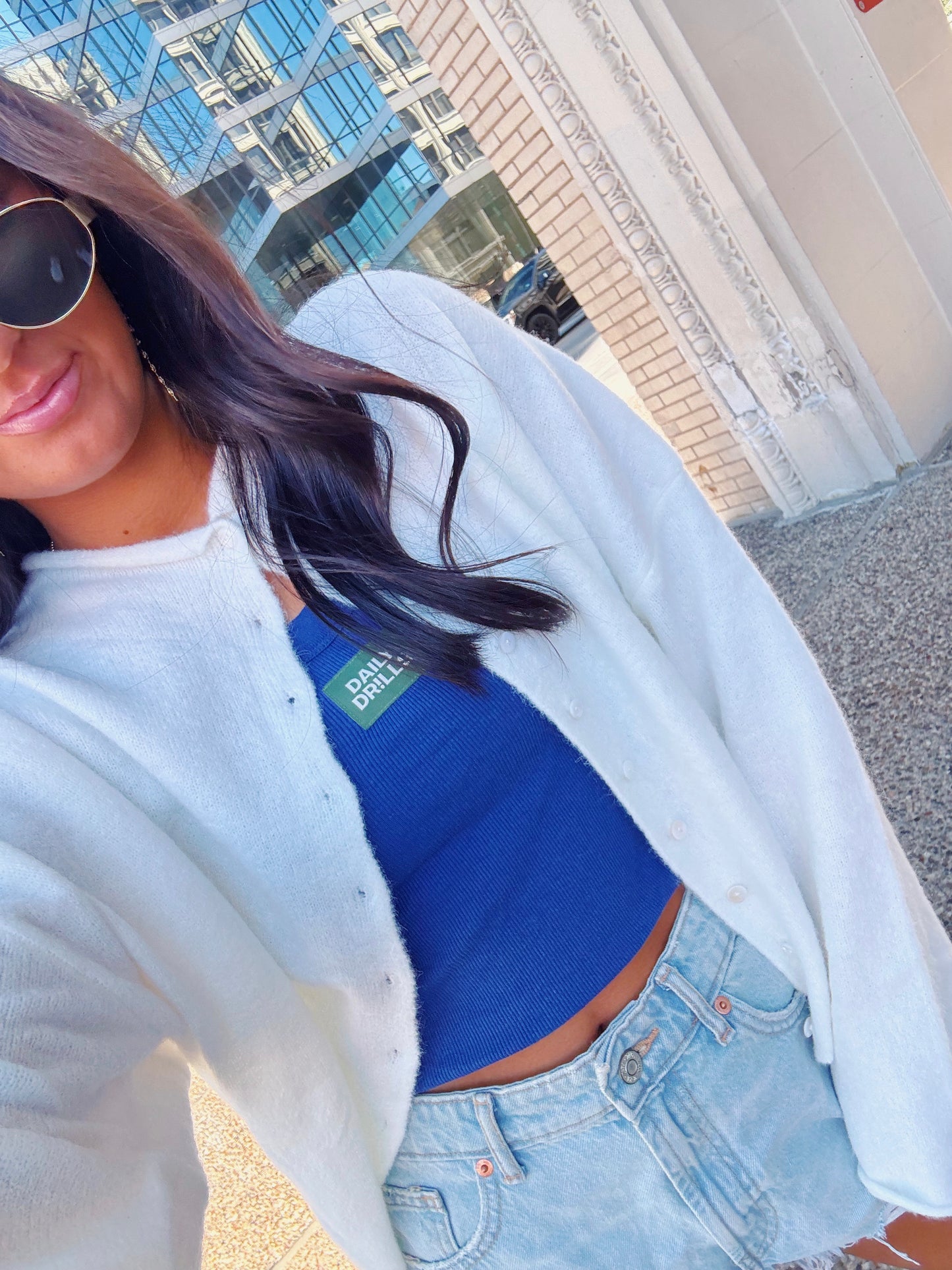 The Hazel Knit- White