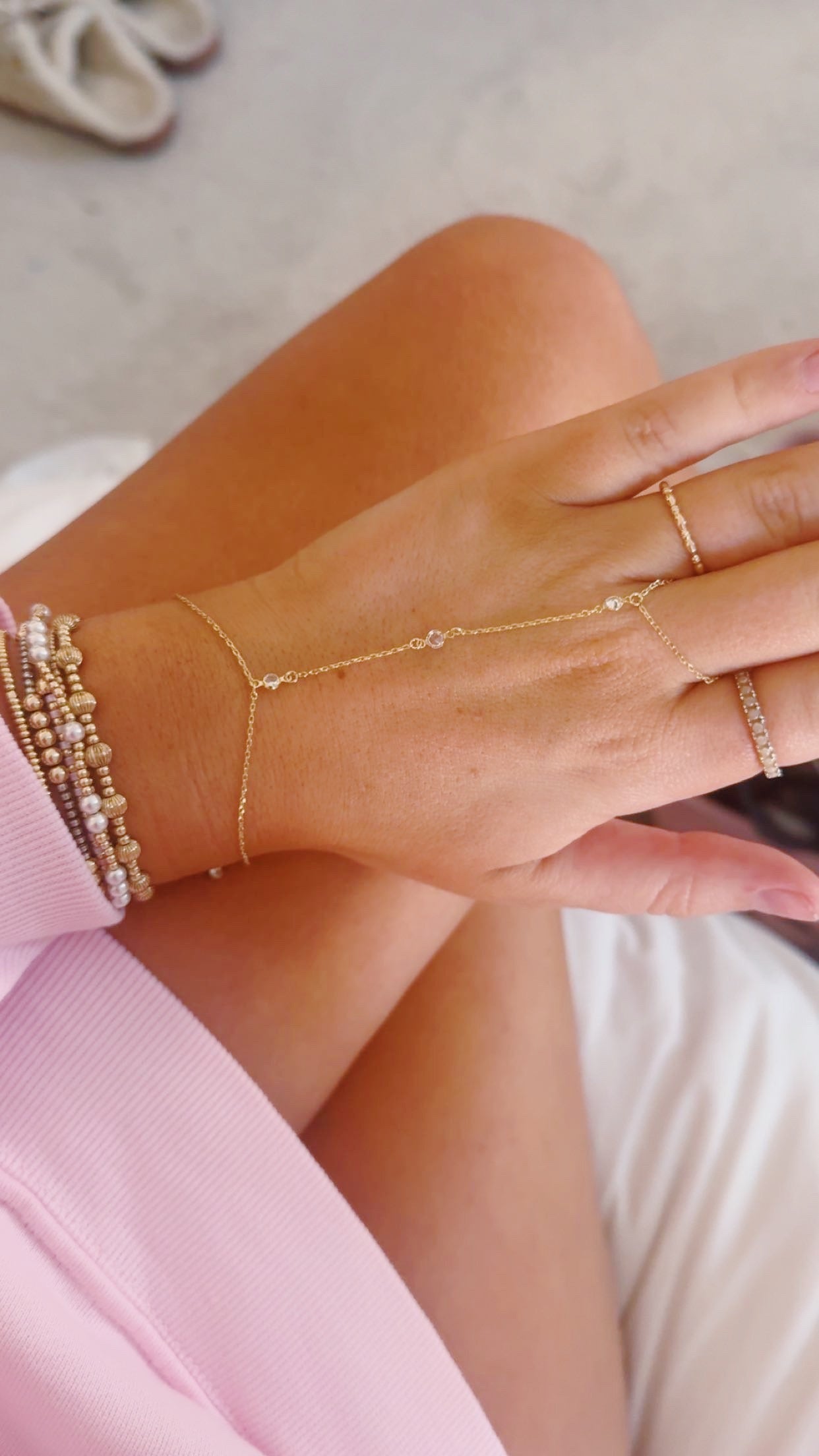 CZ Hand Chain