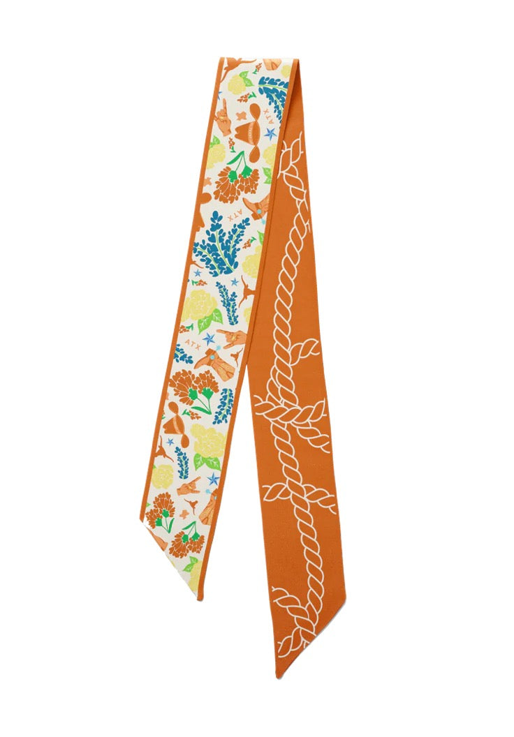 Texas Longhorns Twilly Scarf