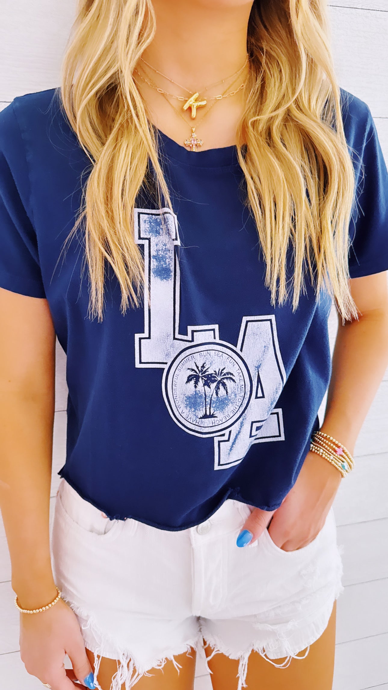 LA Cropped Tee