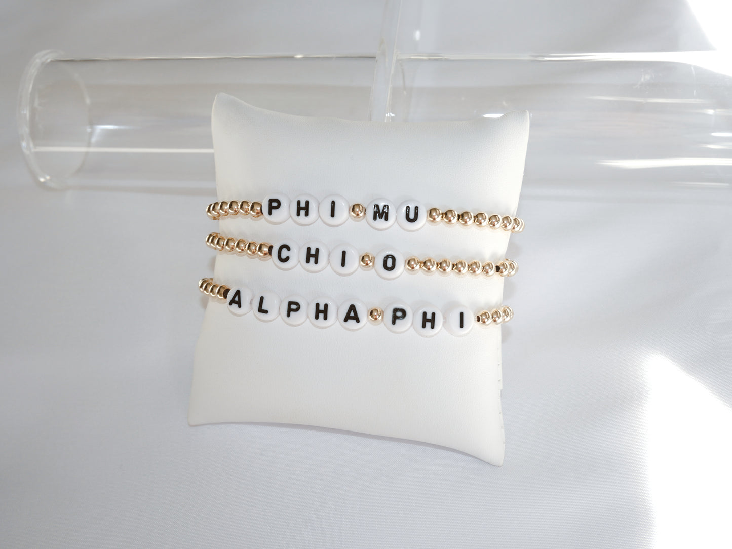 GF Sorority Beaded Bracelets