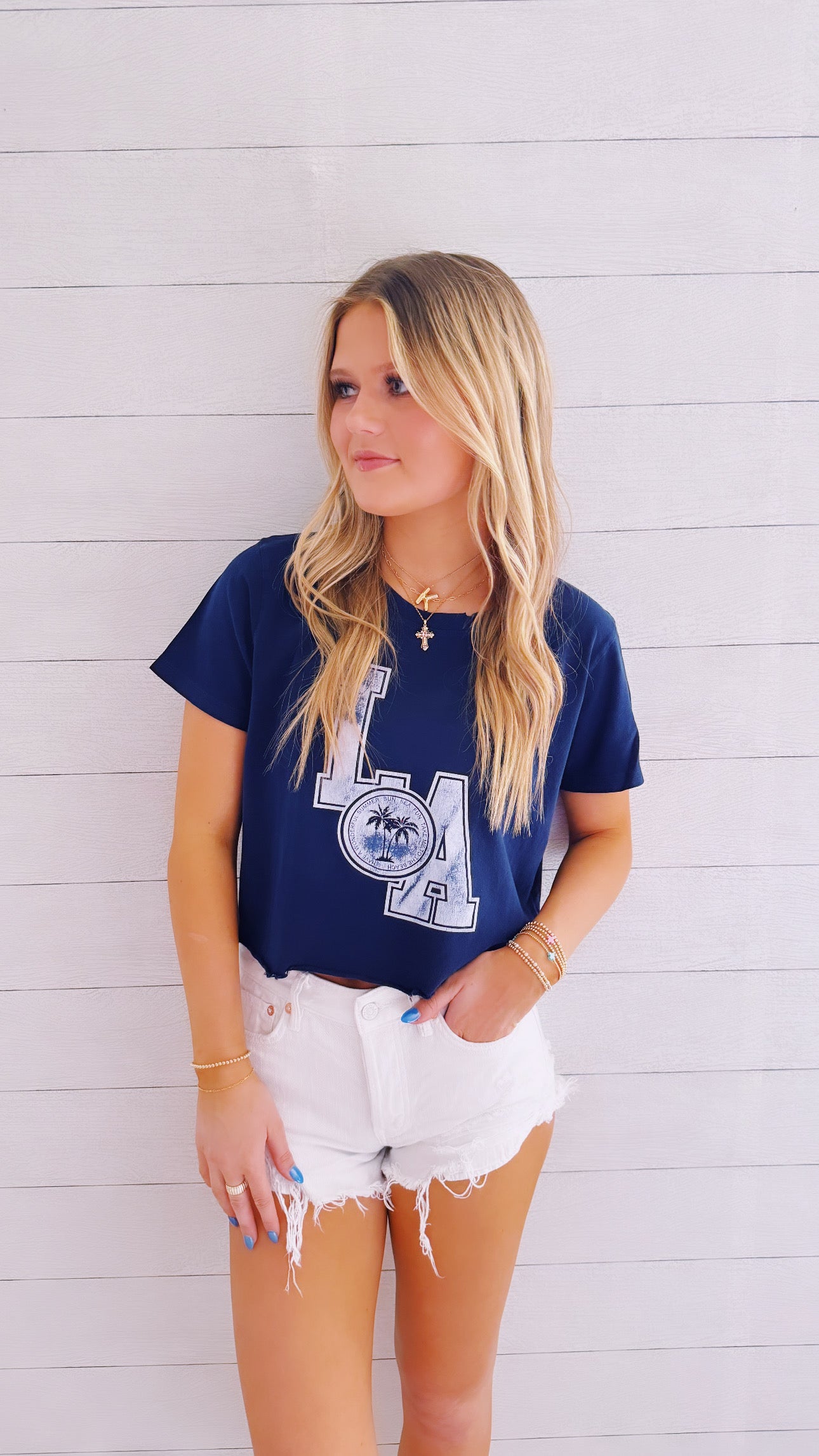 LA Cropped Tee