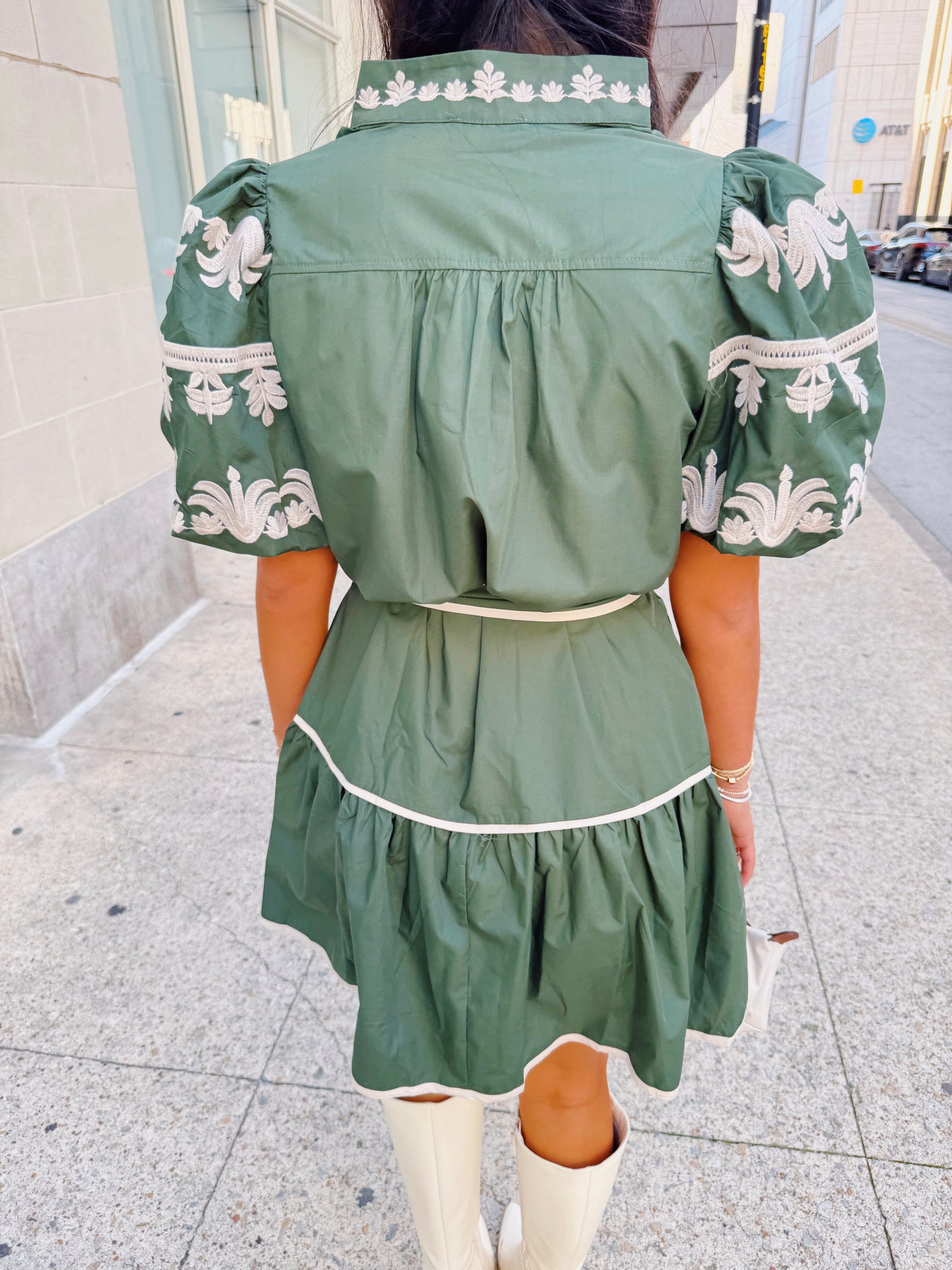 Evergreen Bloom Dress