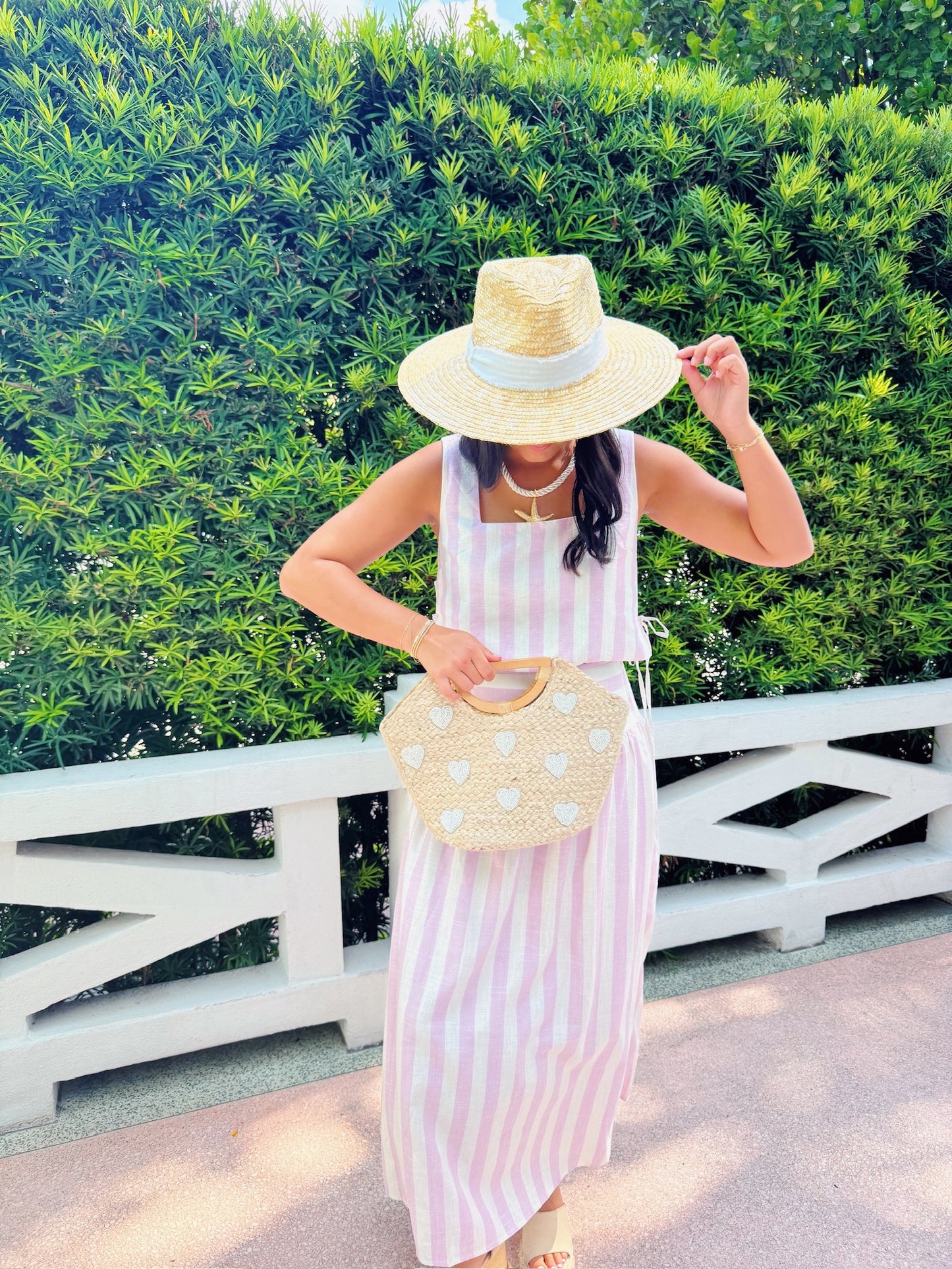 Striped Intensions Set- Pink