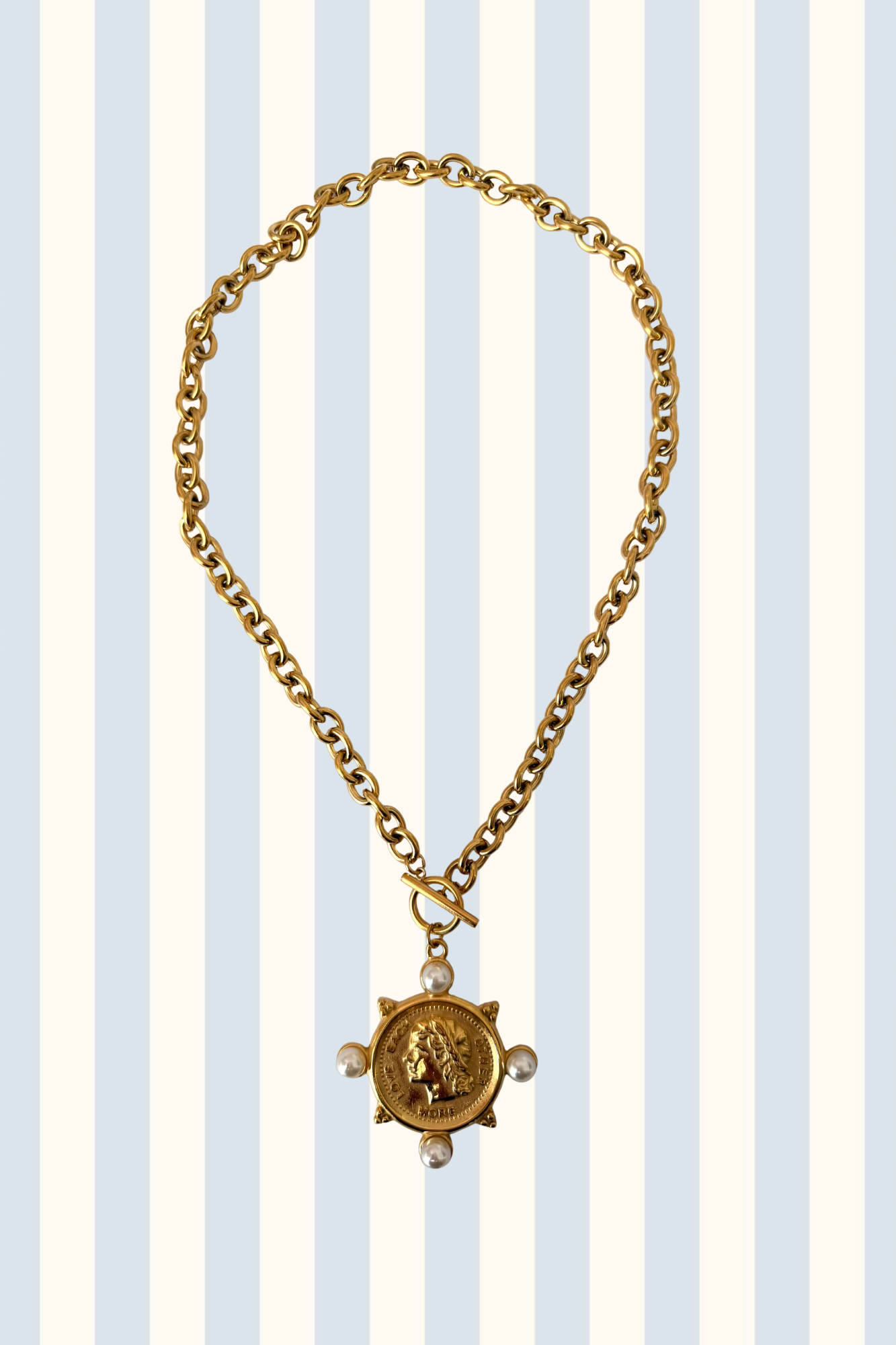 Pearl Coin Necklace