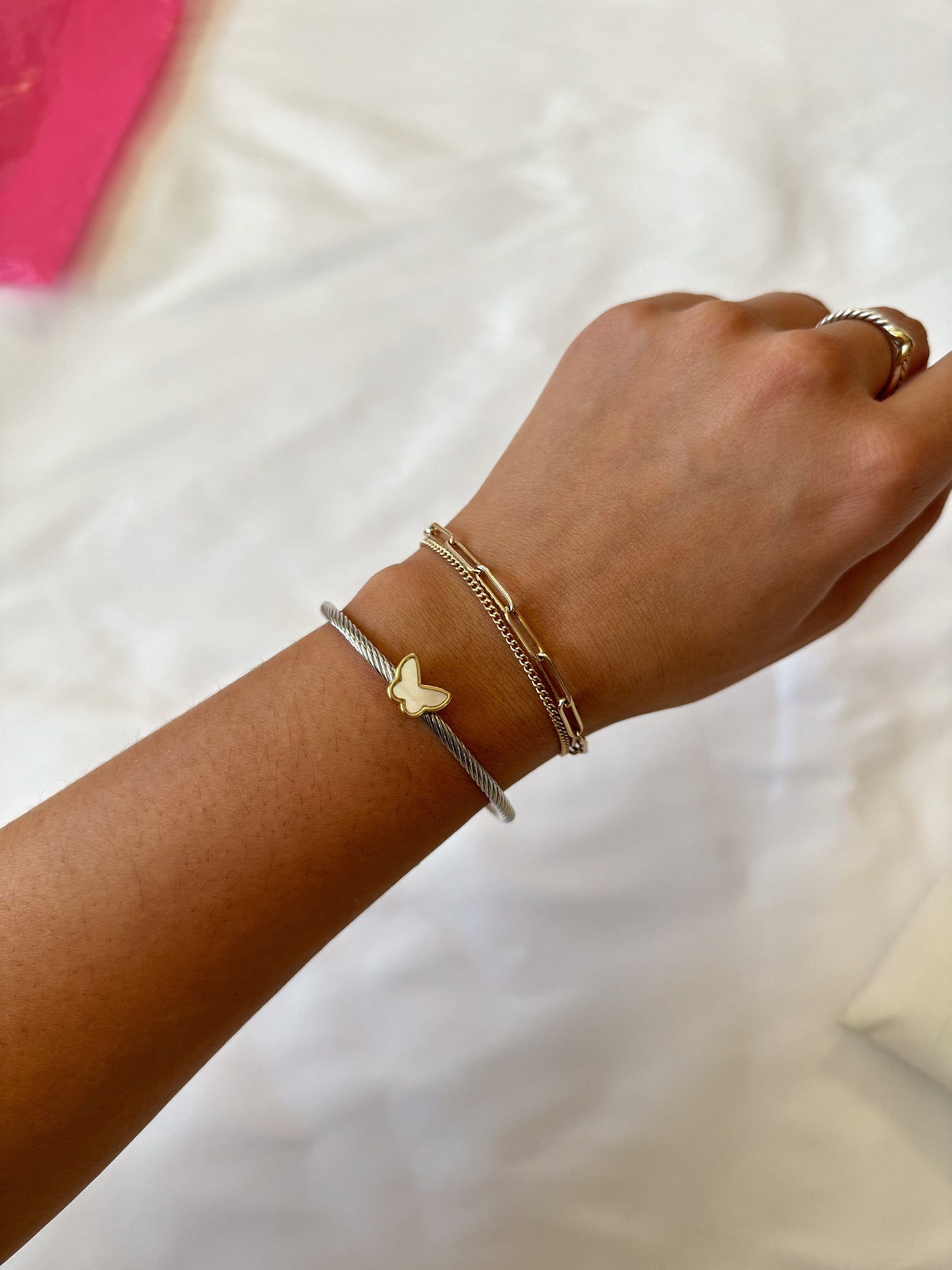 Butterfly Cable Bracelet