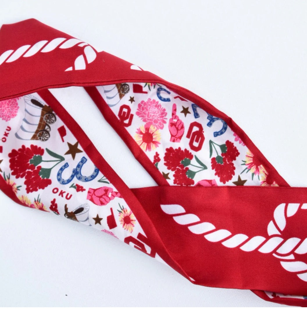 Oklahoma Sooners Twilly Scarf