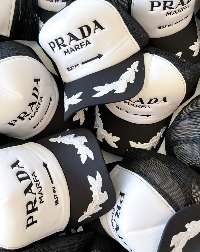 Prada Trucker Hat Devi Designs