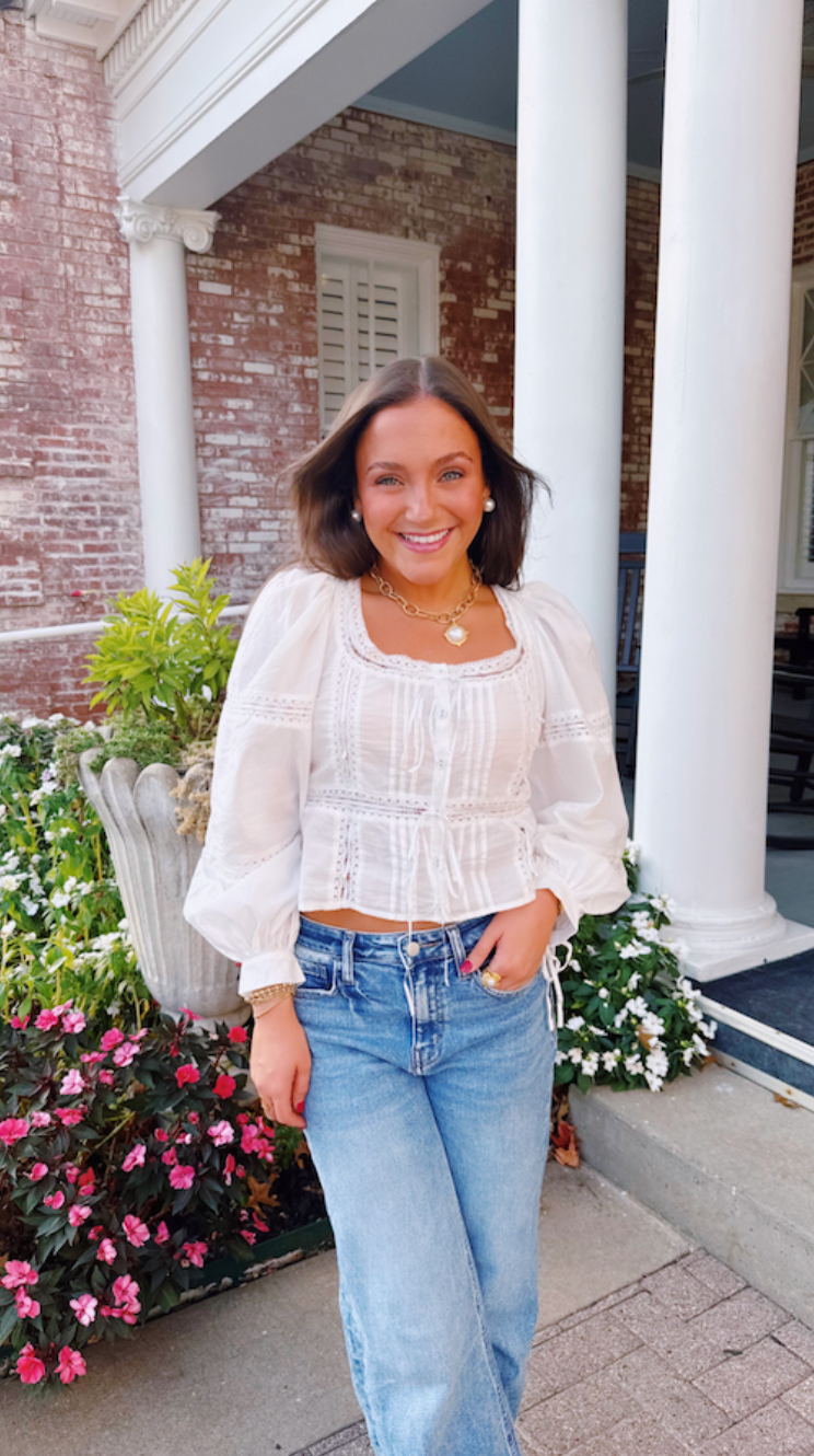 Casella Blouse- White