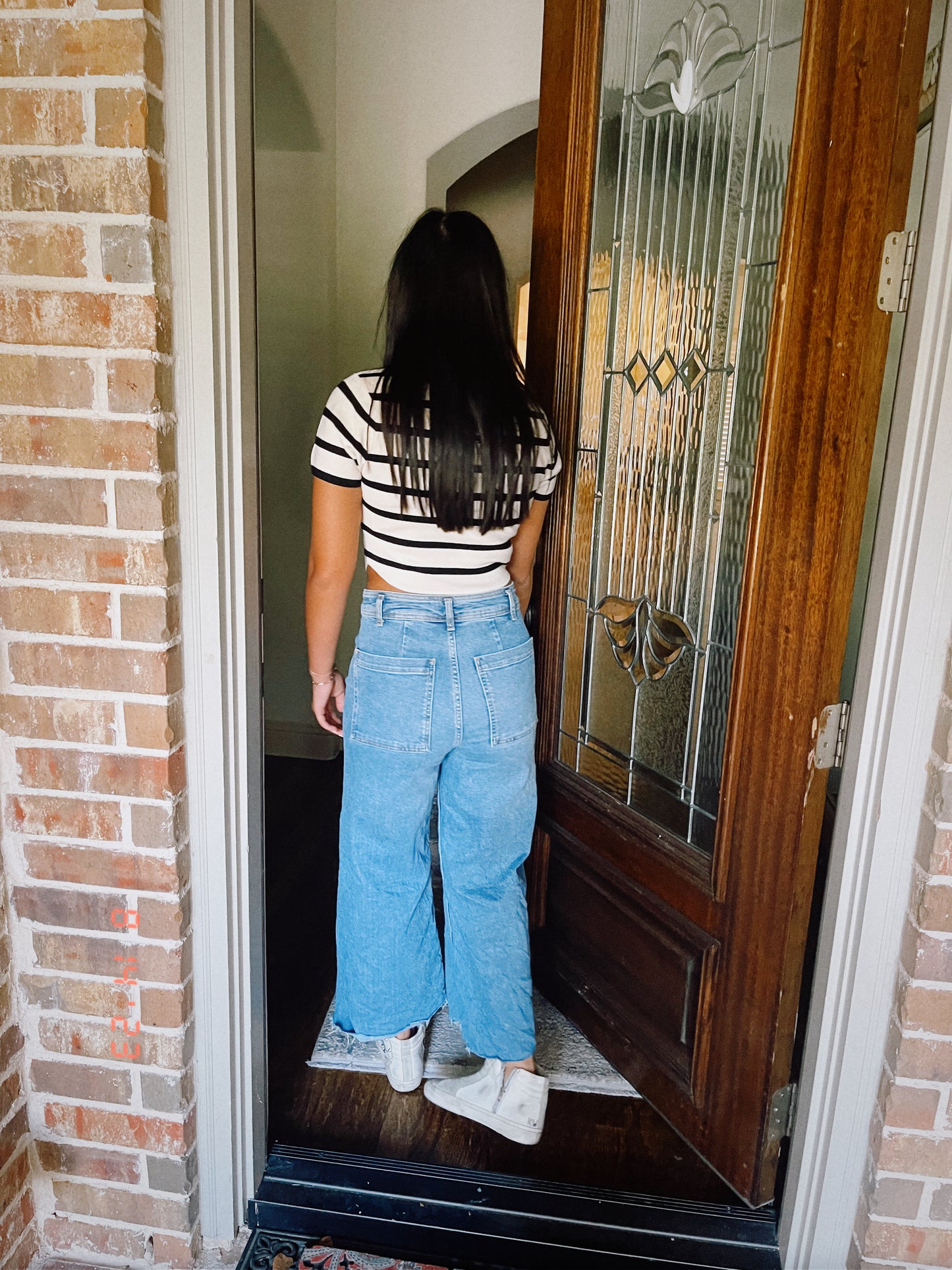 Jordyn Striped Crop Top