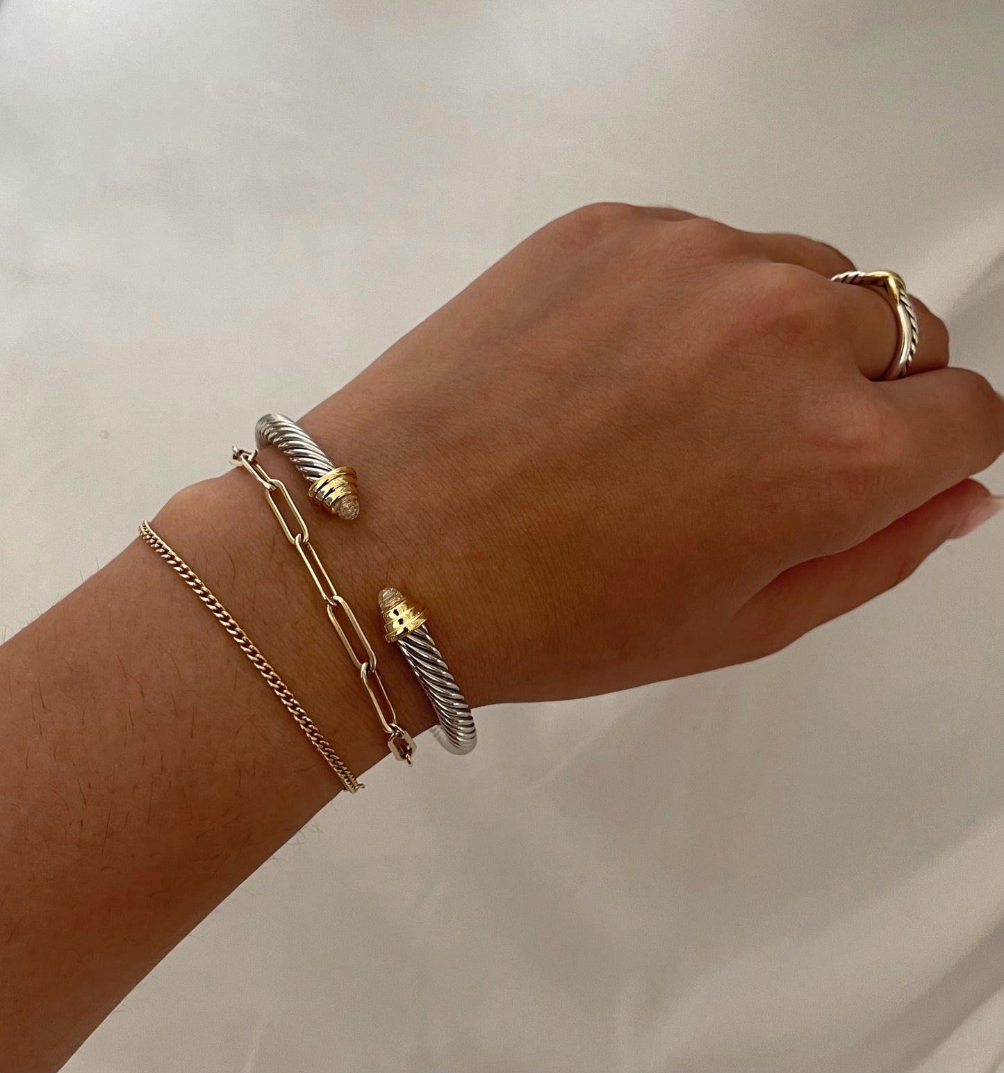Crystal Cable Bracelet