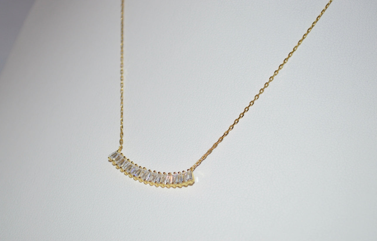 Braylee Baguette Necklace