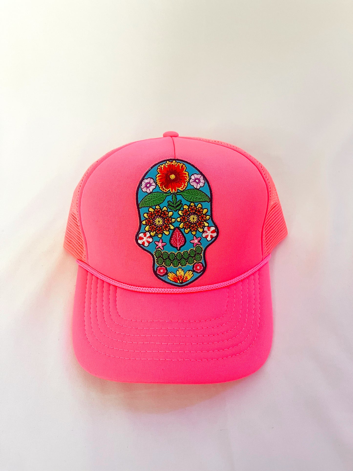Sugar Skull Trucker Hat