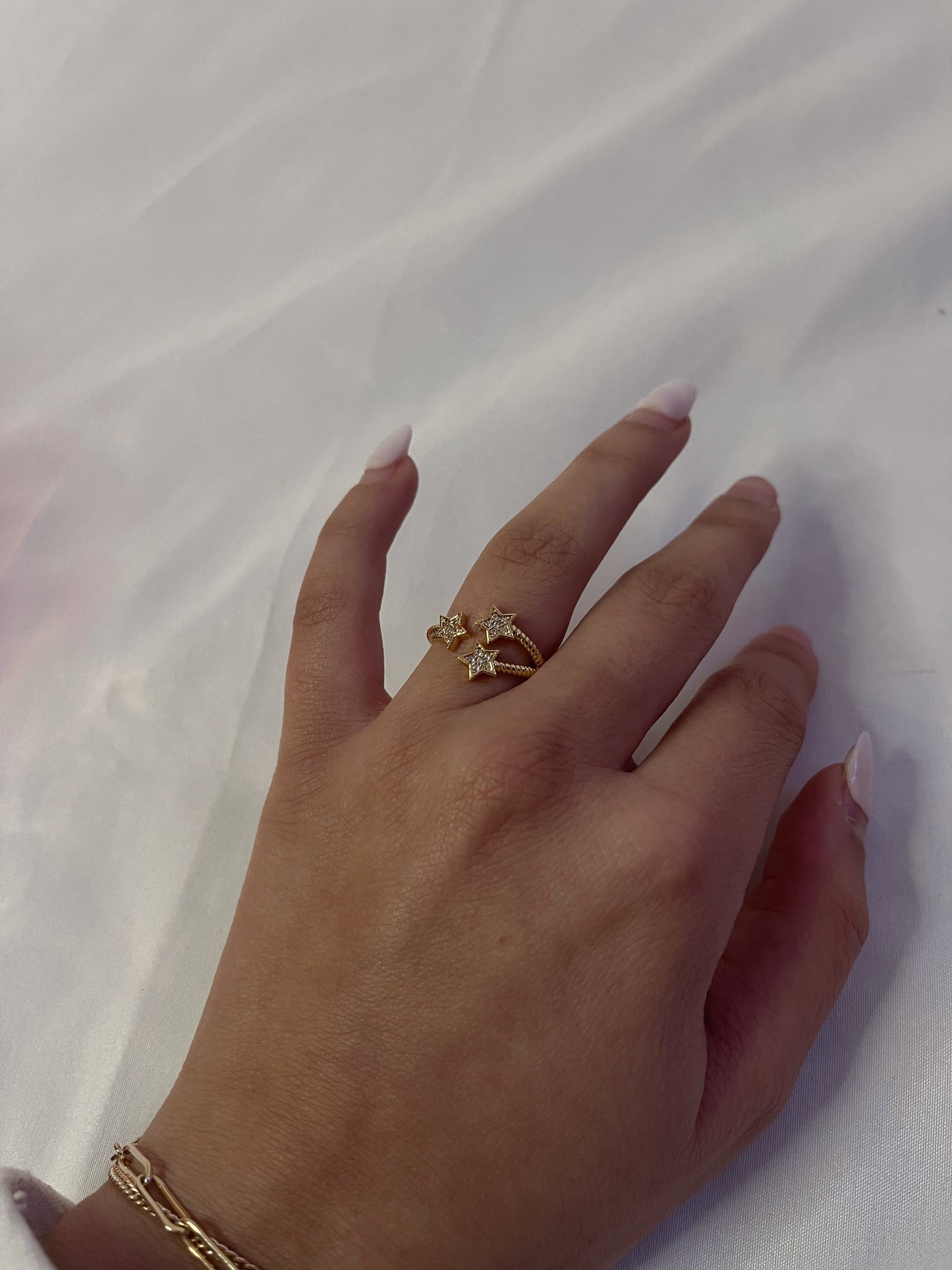 Triple Star Ring