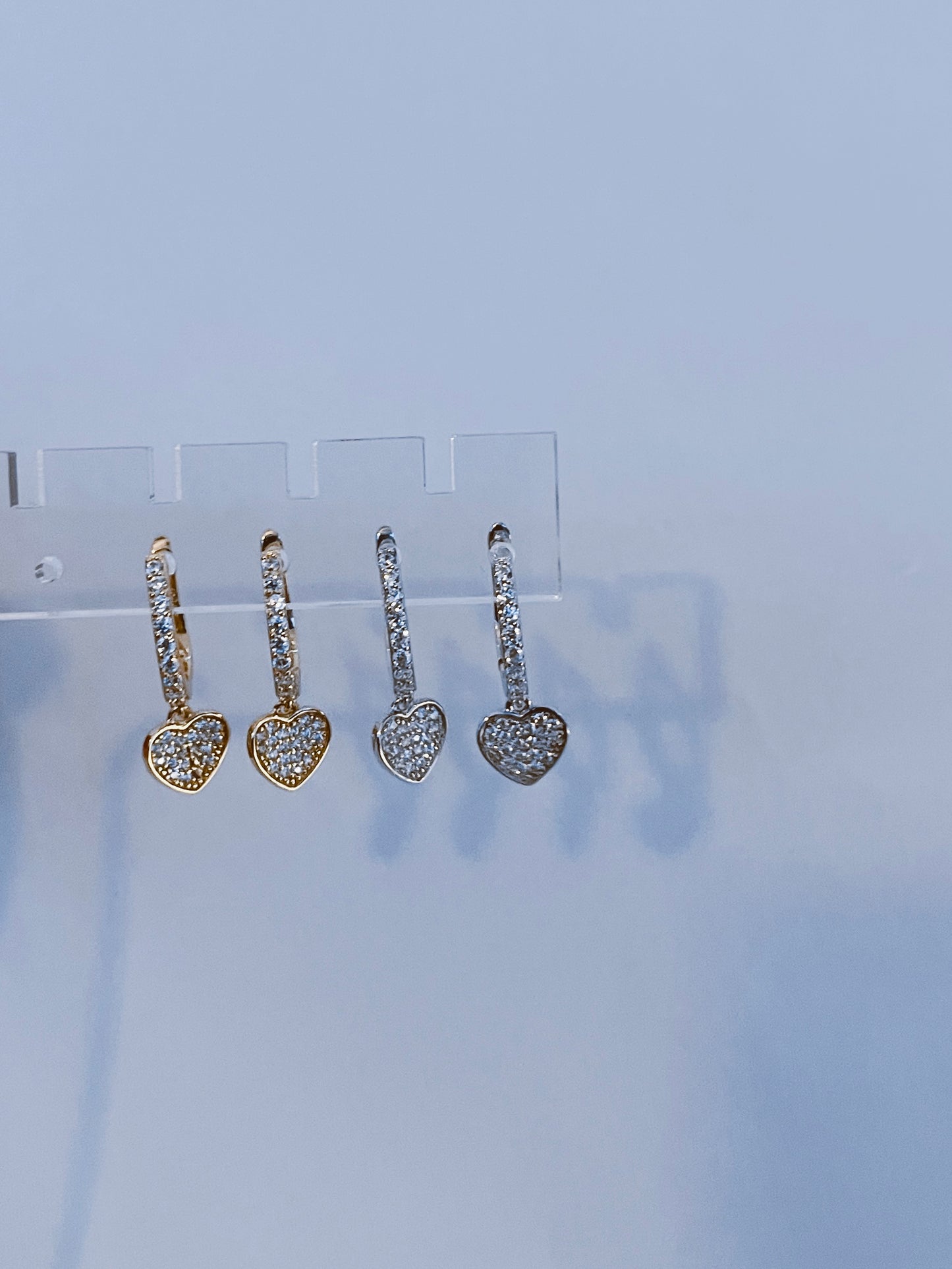 Heart Drop Hoops