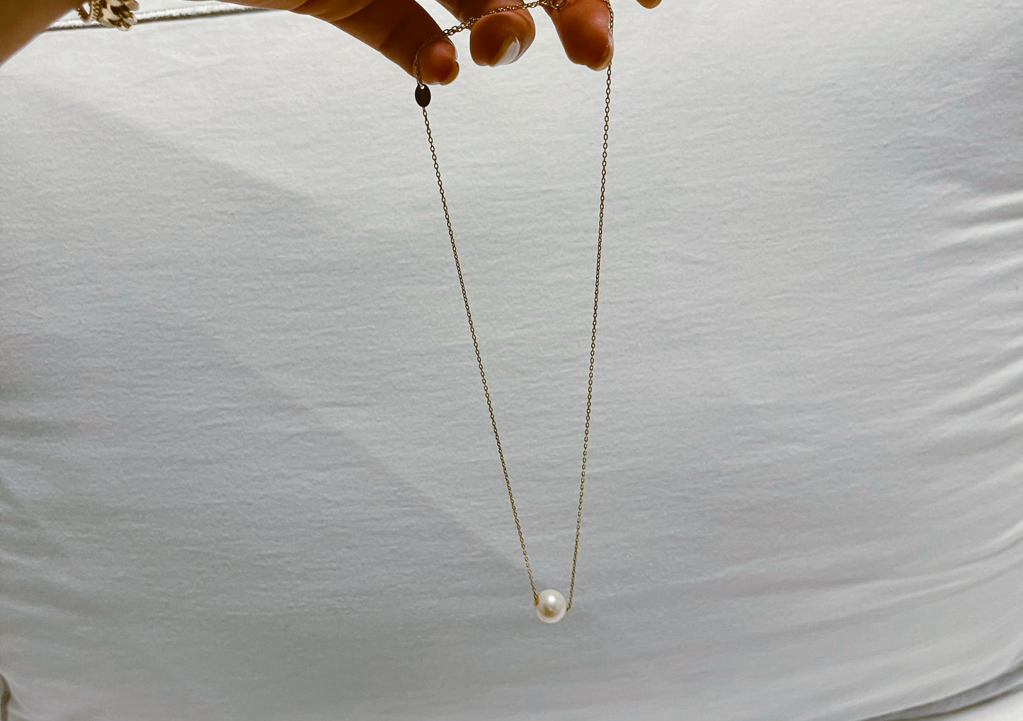 Single Pearl Necklace