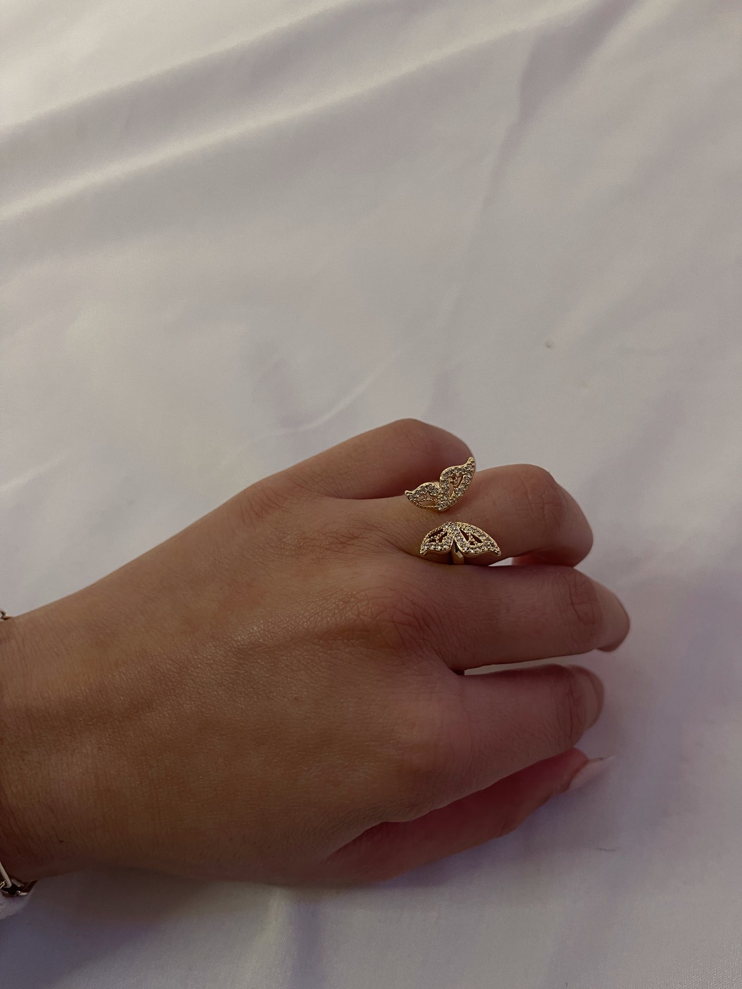 Butterfly Adjustable Ring