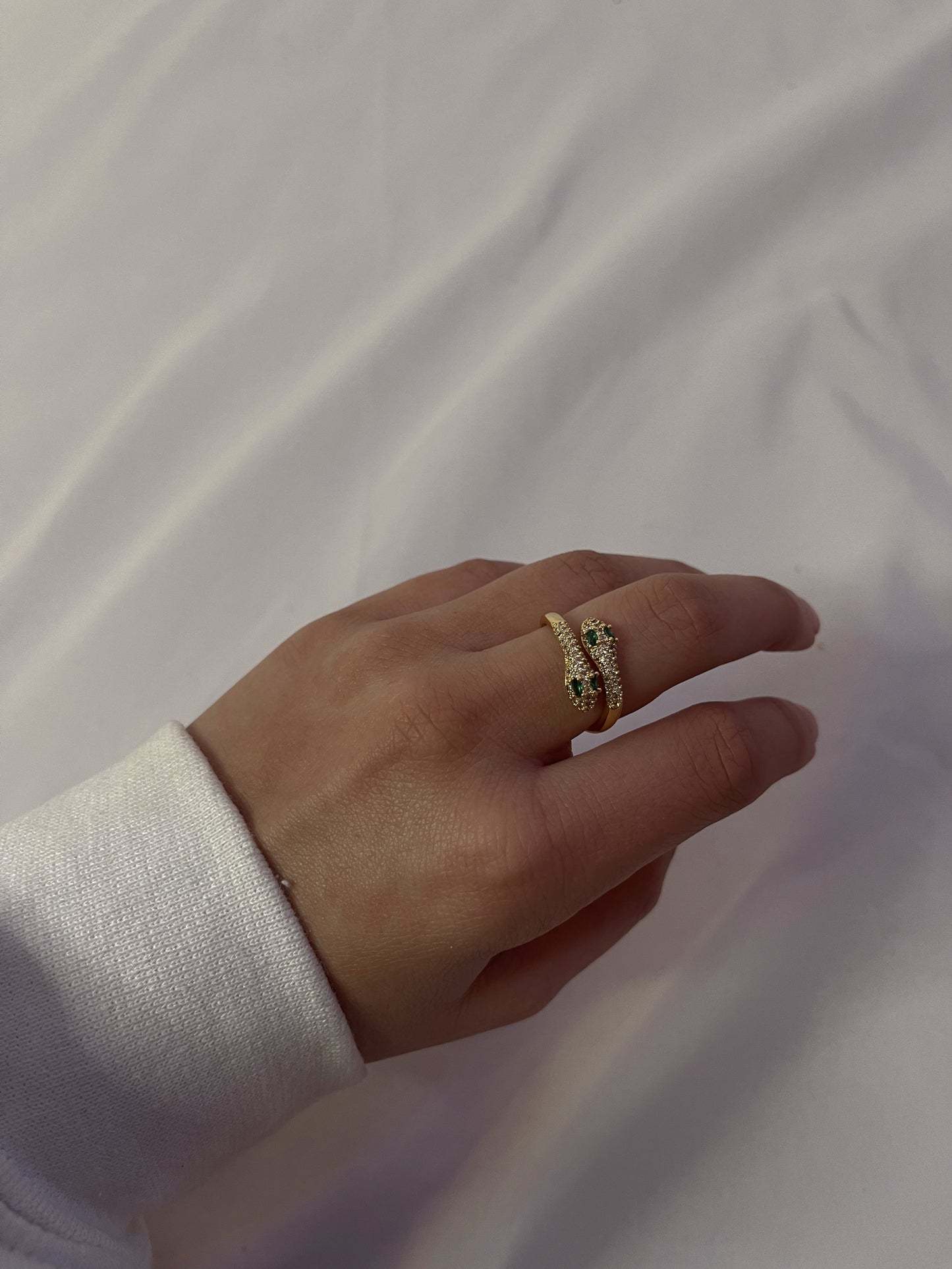 Diamond Snake Ring