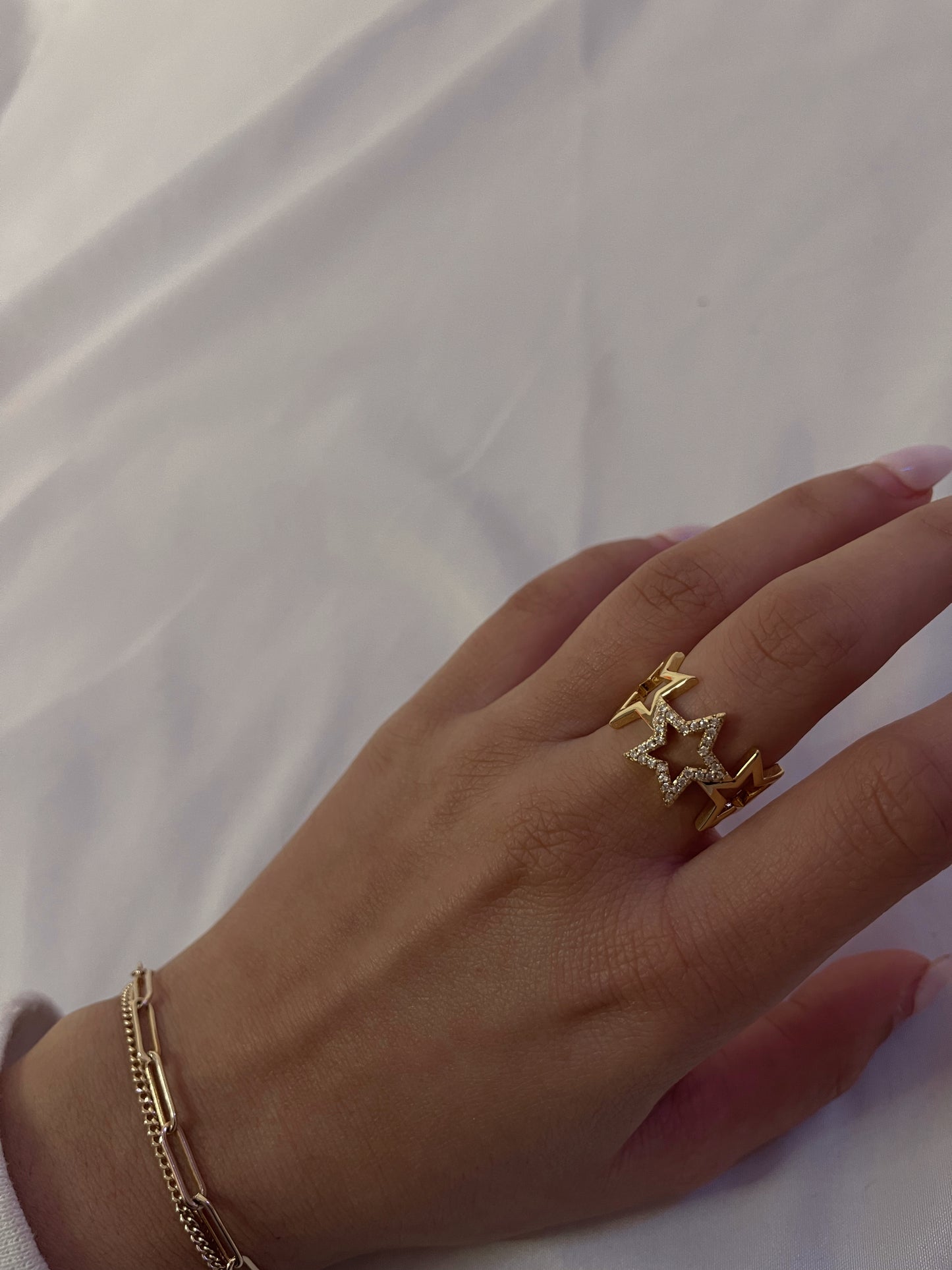 Wrap Around Star Ring