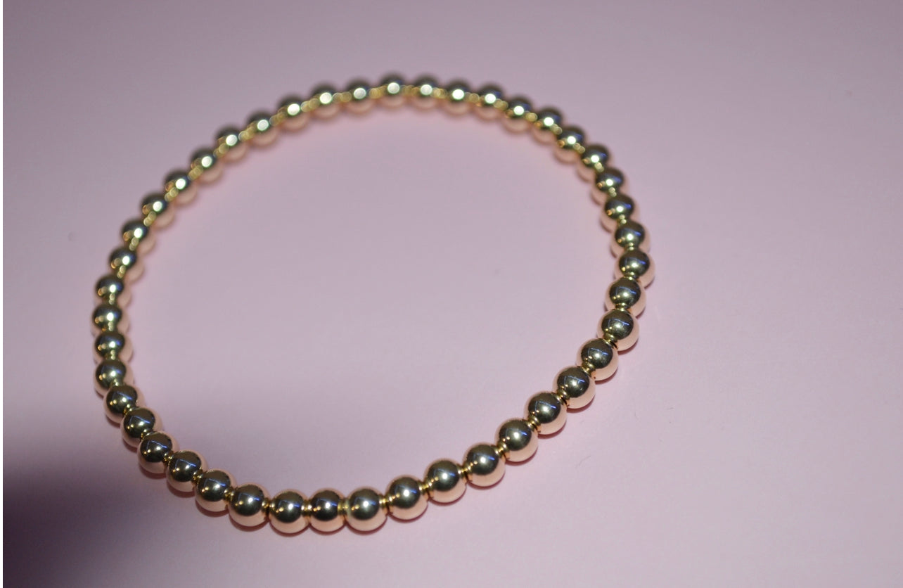 4mm & 3mm Beaded Bracelets