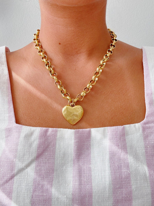 Rustic Heart Necklace
