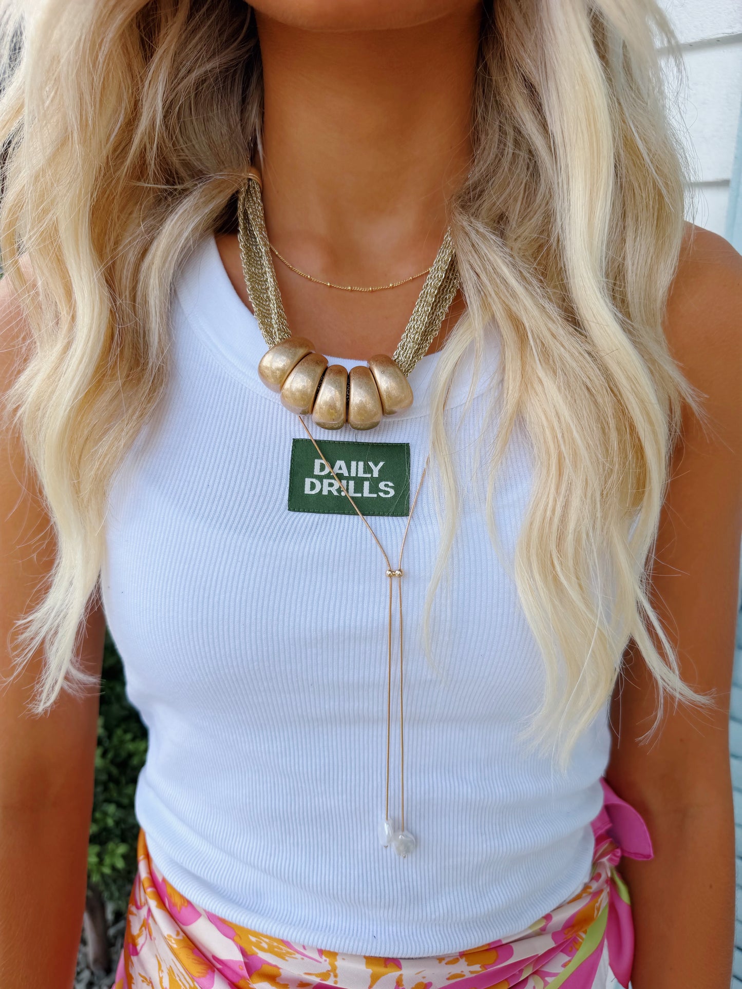 Gold Chunky Necklace