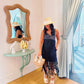 Tropic Tassel Dress- Black