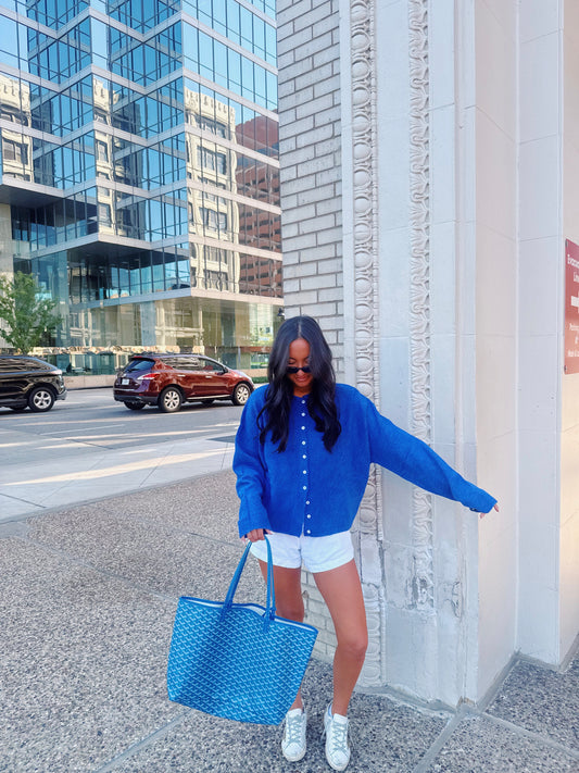 The Hazel Knit- Blue