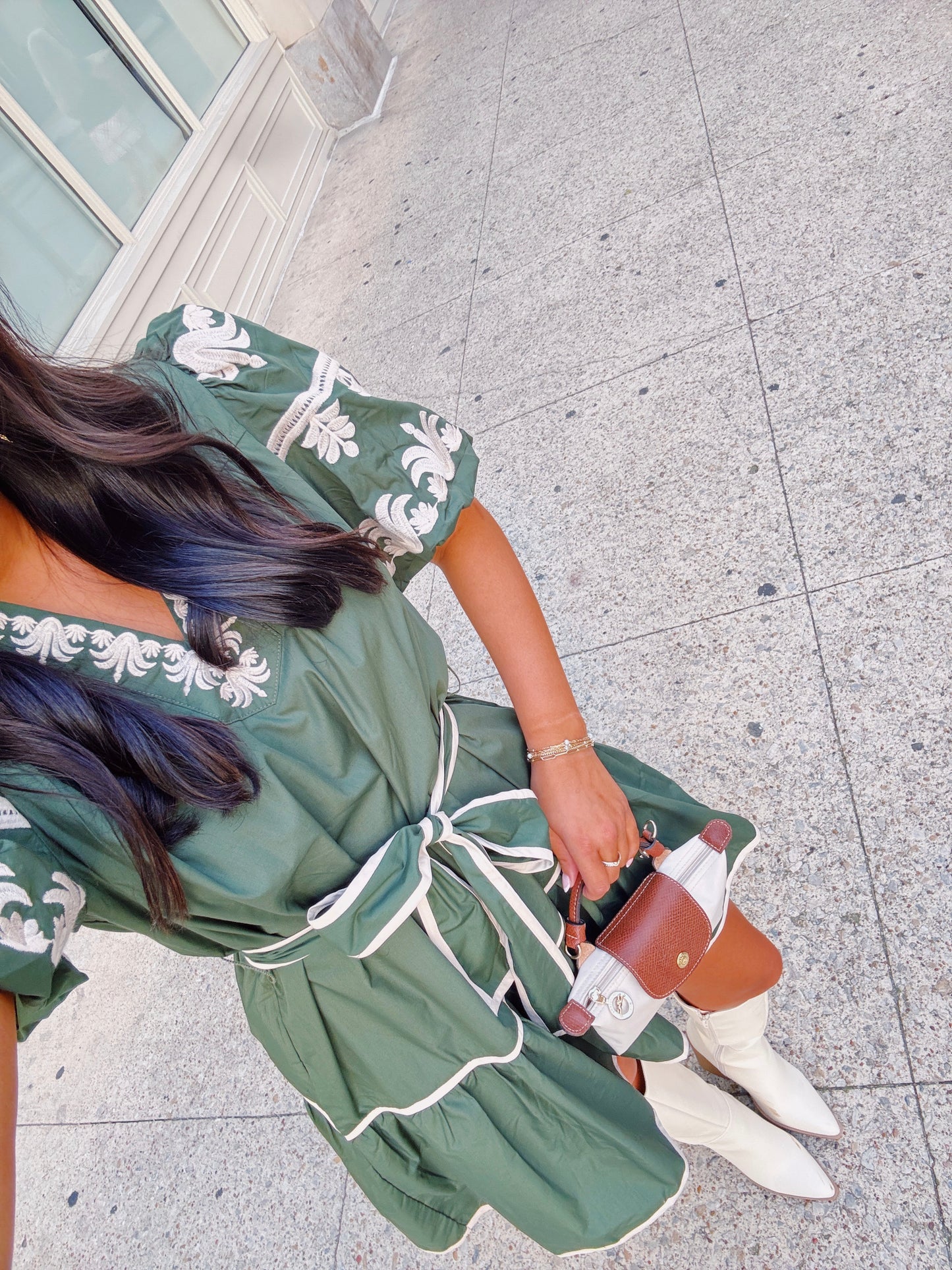 Evergreen Bloom Dress