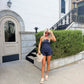 Hampton Eyelet Set- Navy