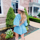 Kickoff Cutie Denim Romper