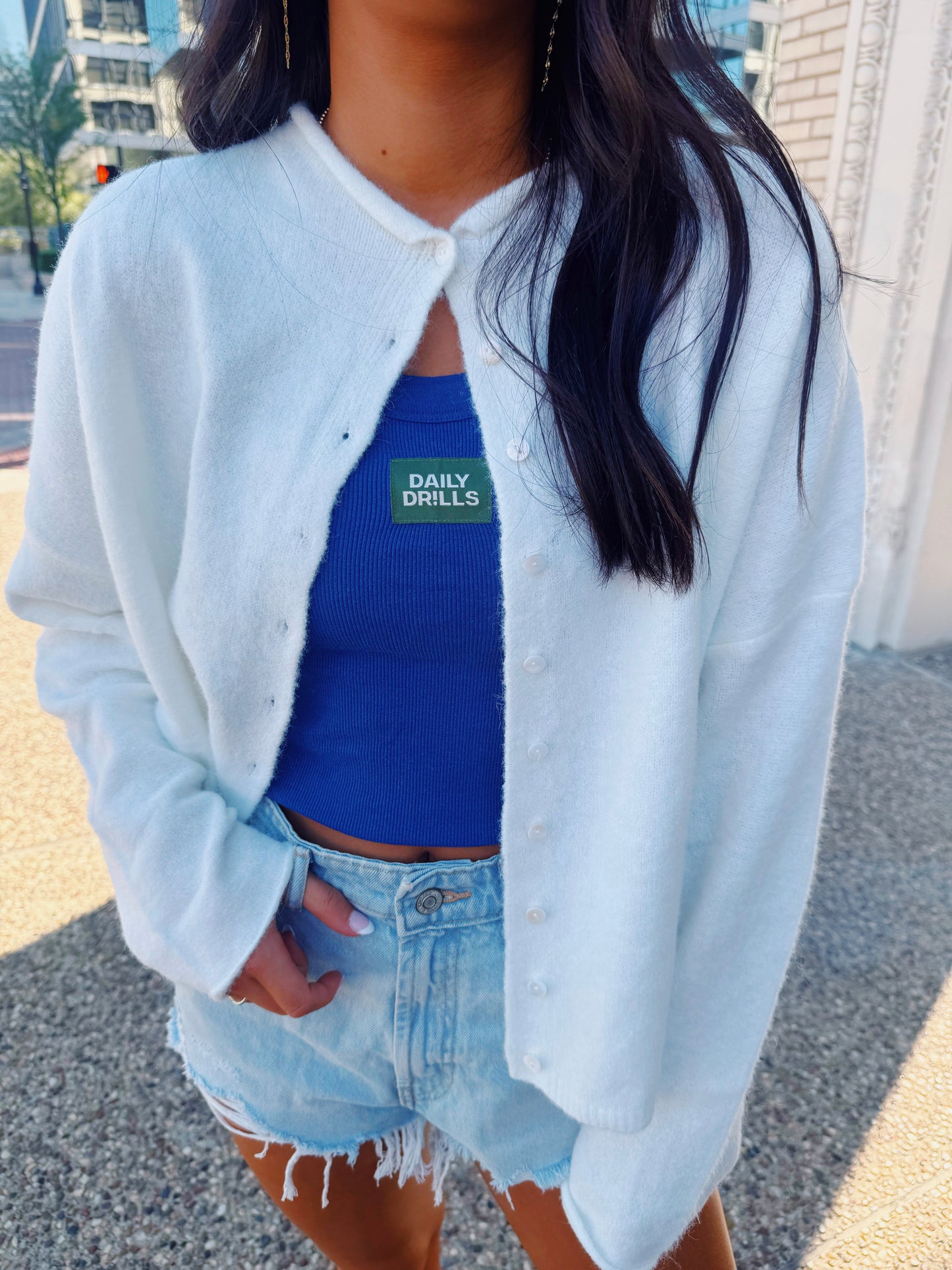 The Hazel Knit- White