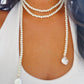 Pearl Girl Wrap Necklace