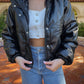 Piper Pleather Puffer Jacket