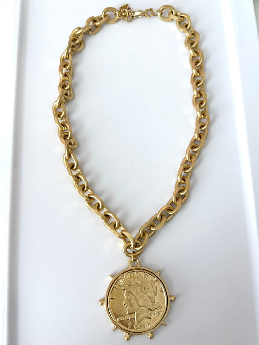 Liberty Coin Necklace
