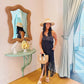 Tropic Tassel Dress- Black