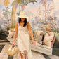 Tropic Tassel Dress- Cream