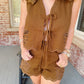 The Touchdown Two Piece Set- Brown
