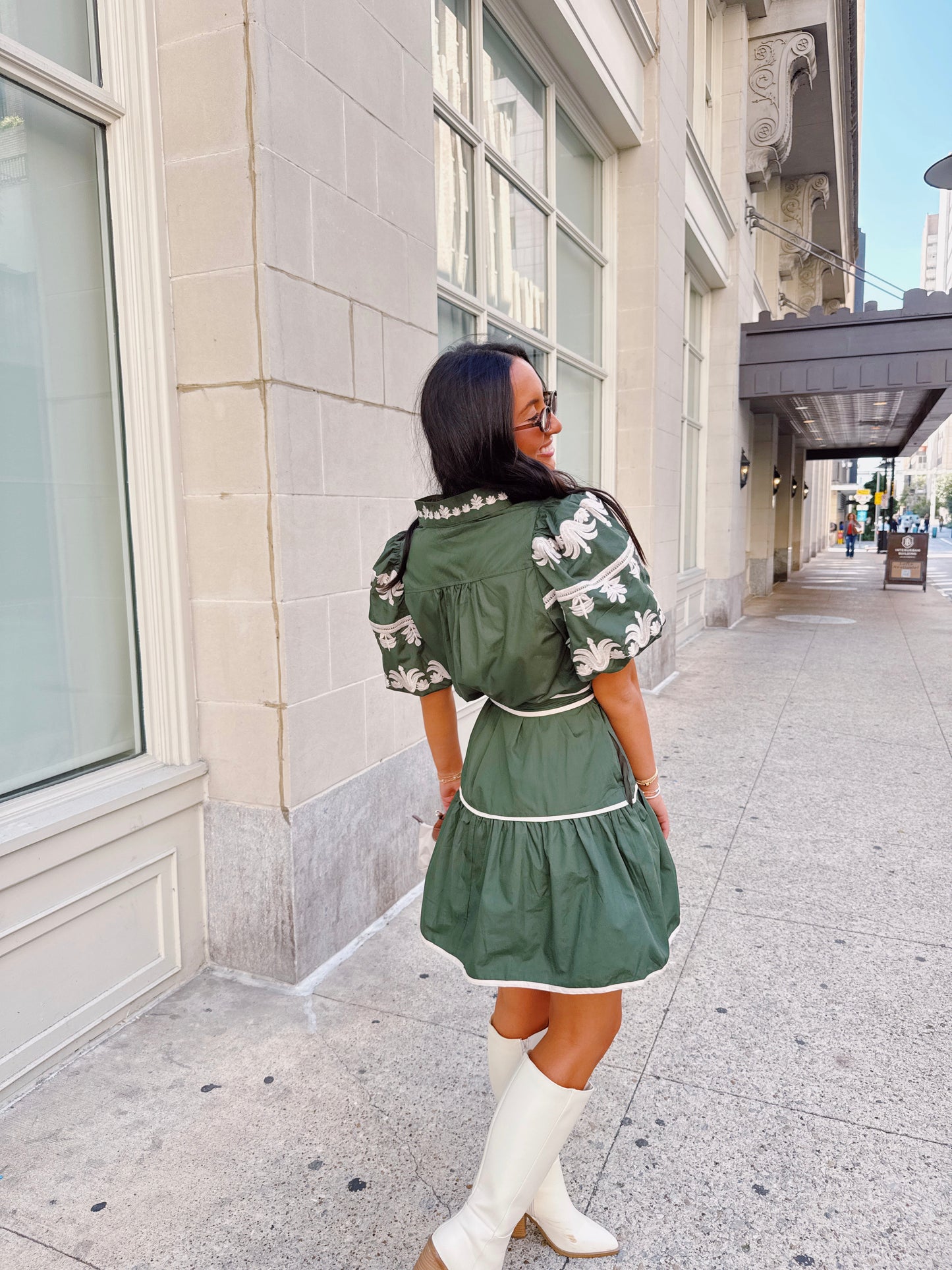 Evergreen Bloom Dress