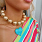 Gold Ball Necklace