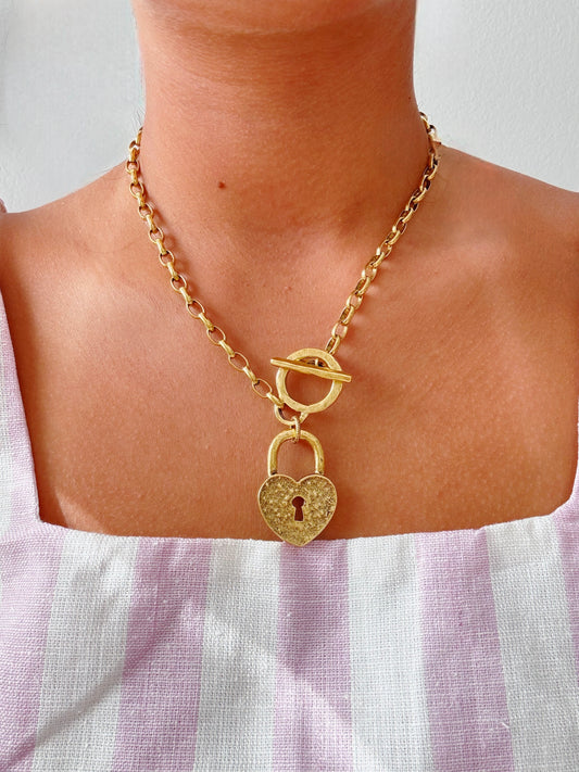 Rustic Locket Necklace