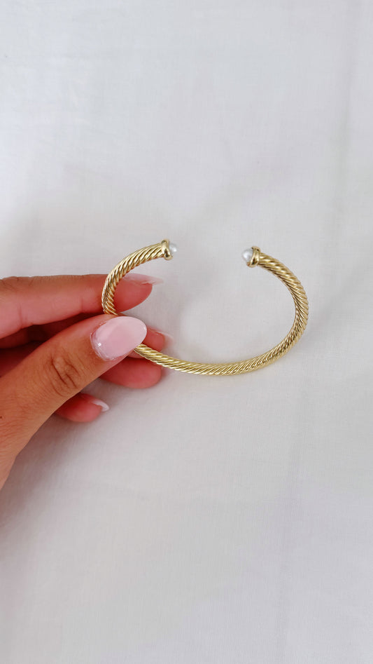 All Gold Girl Cable Bracelet