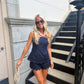 Hampton Eyelet Set- Navy