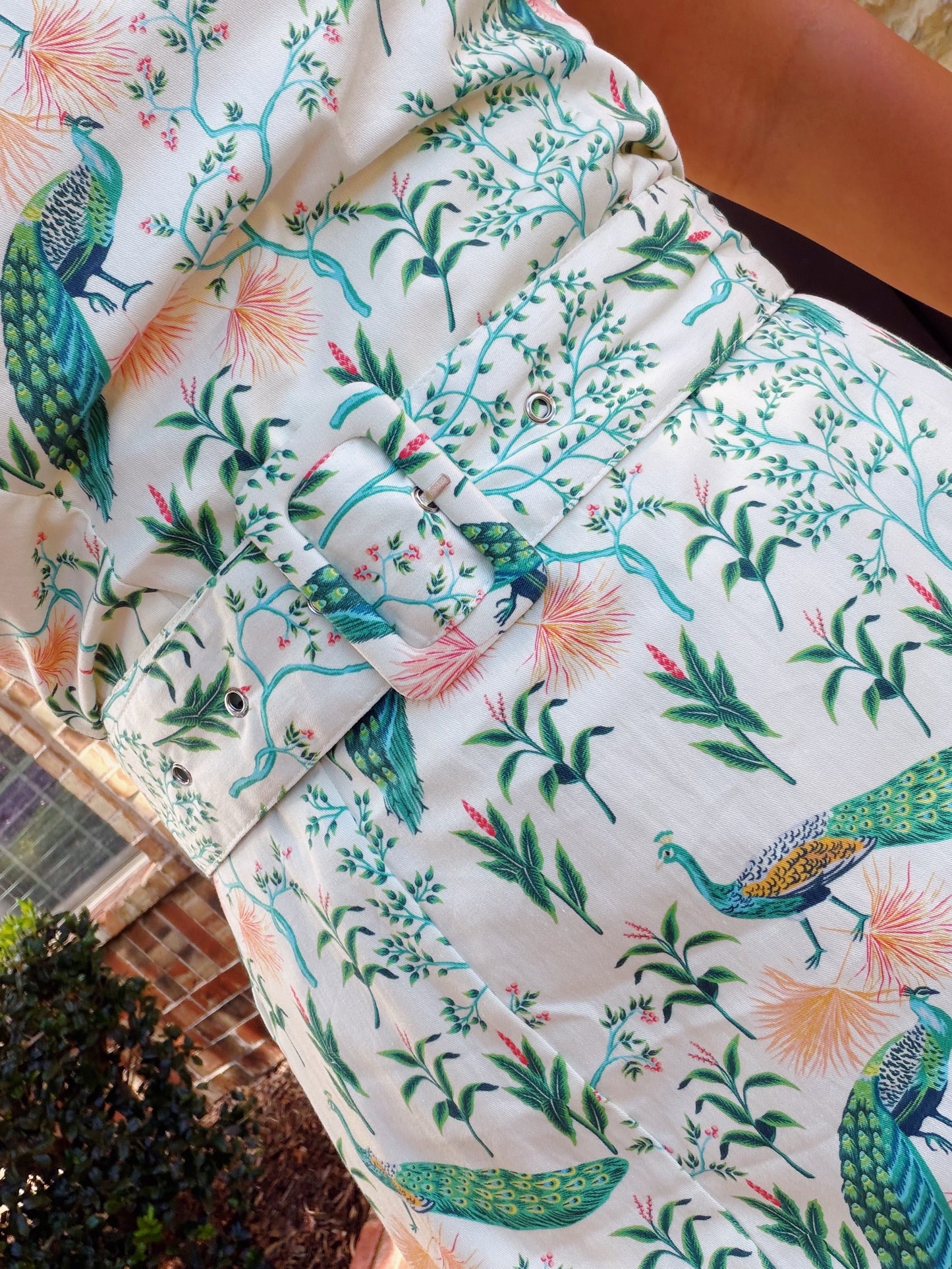 Peacock Mini Dress