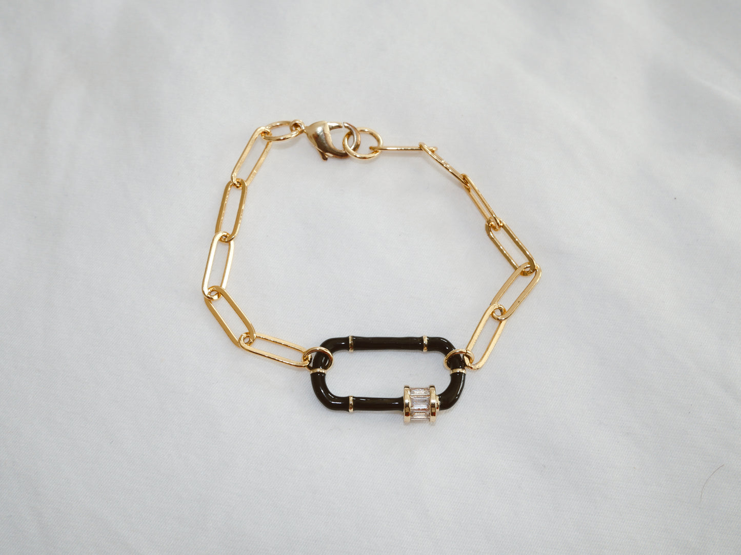 Black & Gold Caliber Bracelet
