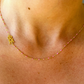 Phi Mu Necklace- Side Set ΦΜ Enamel Bead Necklace