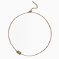 Phi Mu Necklace- Side Set ΦΜ Enamel Bead Necklace