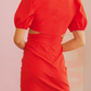 Jewel Mini Red Dress
