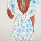 Stella Mini Sun Dress- Blue & White